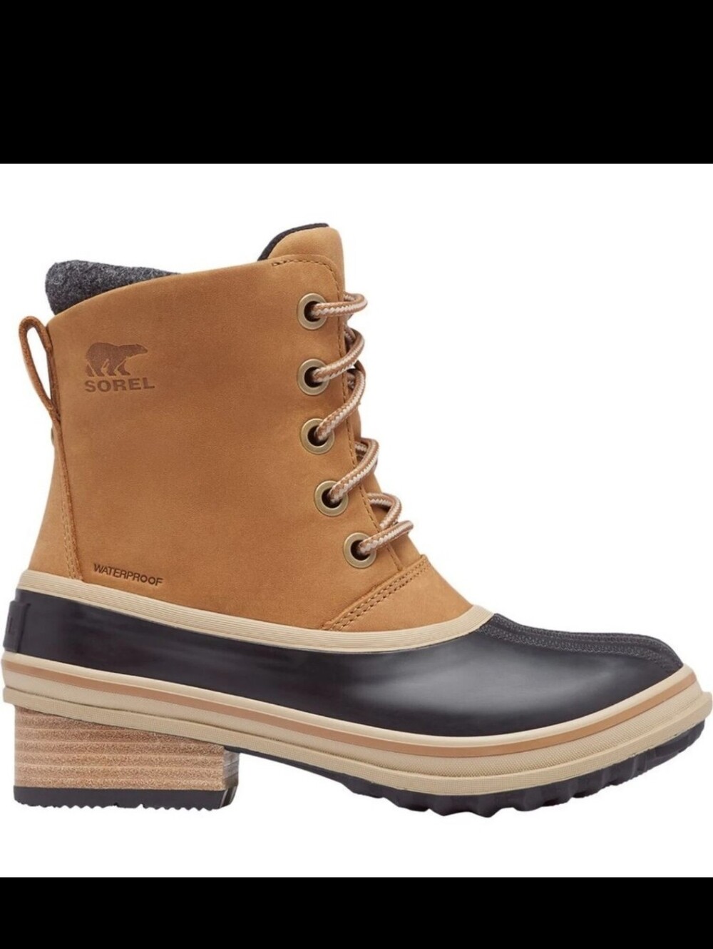 Sorel Slimpack III Lace WP Boots Waterproof Leather In Elk, New!